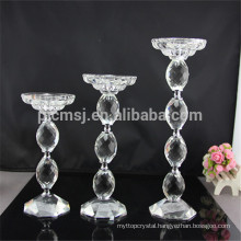 Floor standing crystal candelabra wedding centerpieces